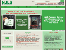 Tablet Screenshot of njls.com